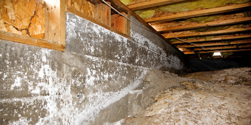 Mold in Crawlspace in Kannapolis, North Carolina